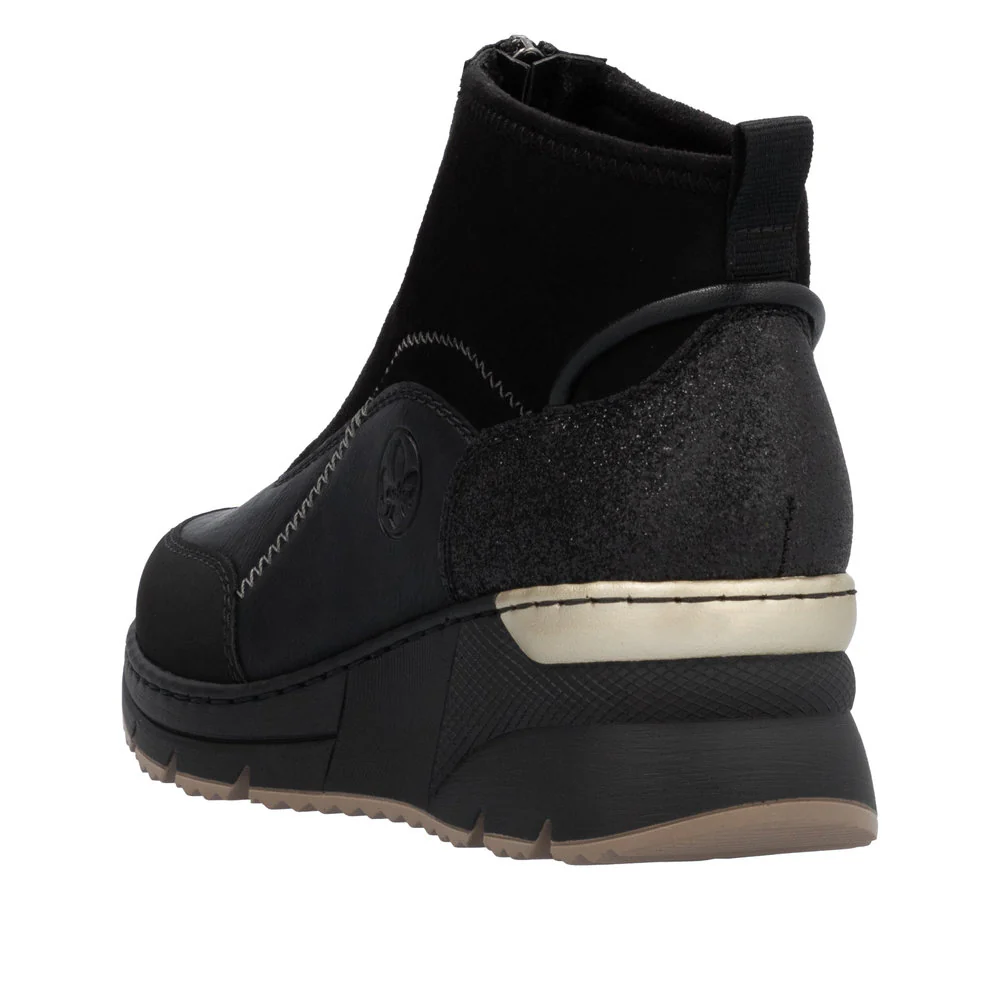 Rieker N6361-00 Black - Image 5